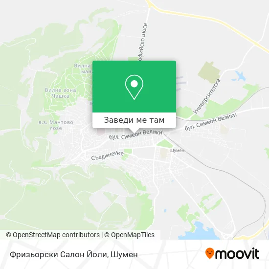 Фризьорски Салон Йоли карта