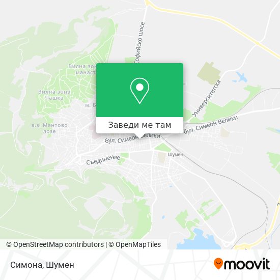 Симона карта