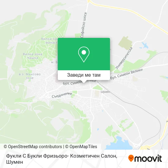 Фукли С Букли Фризьоро- Козметичен Салон карта