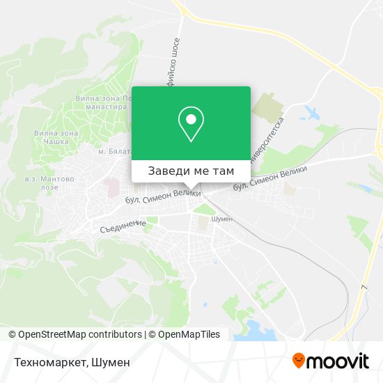 Техномаркет карта