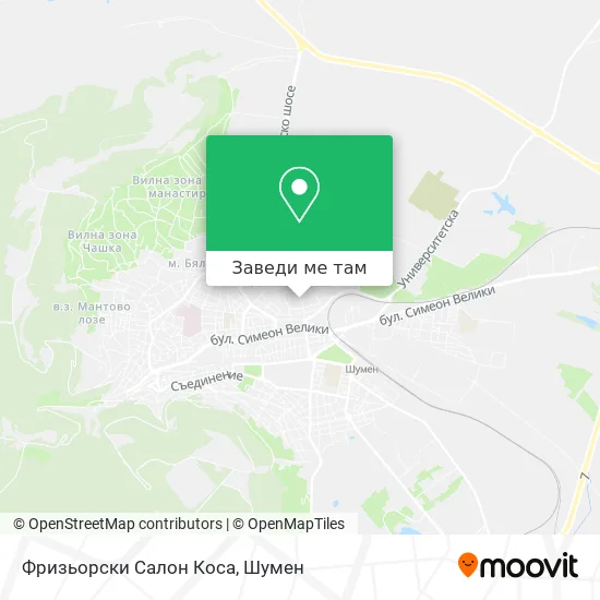 Фризьорски Салон Коса карта