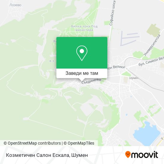 Козметичен Салон Ескала карта