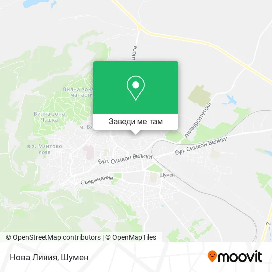 Нова Линия карта