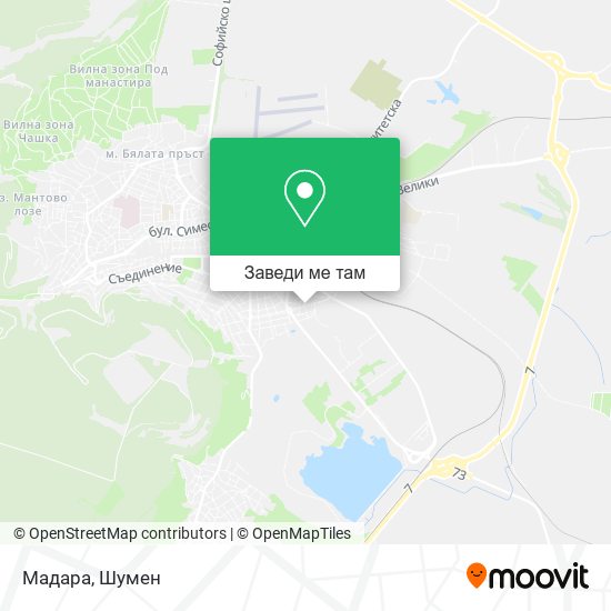 Мадара карта