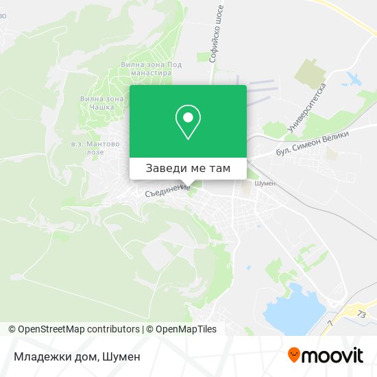 Младежки дом карта