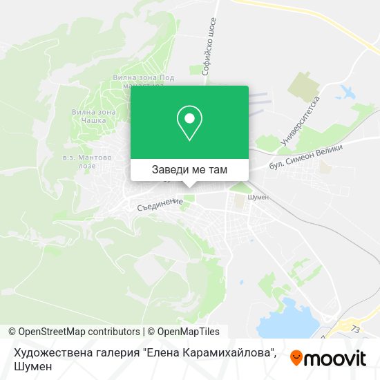 Художествена галерия "Елена Карамихайлова" карта