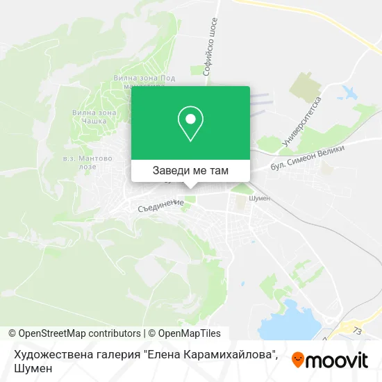 Художествена галерия "Елена Карамихайлова" карта