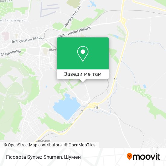Ficosota Syntez Shumen карта