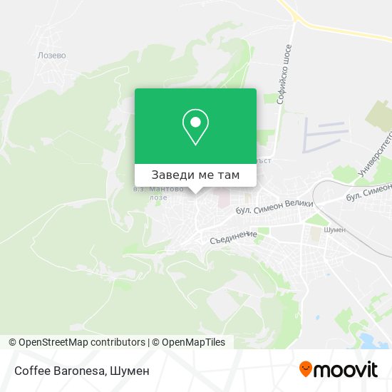 Coffee Baronesa карта