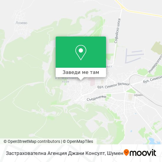 Застрахователна Агенция Джани Консулт карта