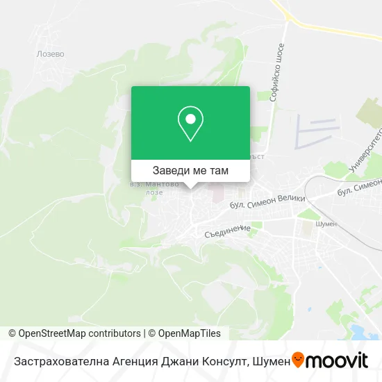Застрахователна Агенция Джани Консулт карта