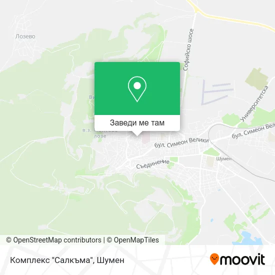 Комплекс ''Салкъма'' карта