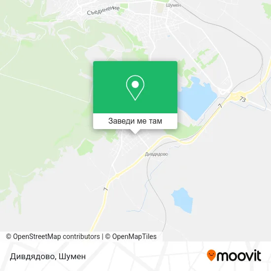 Дивдядово карта