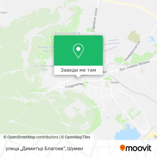 улица „Димитър Благоев“ карта