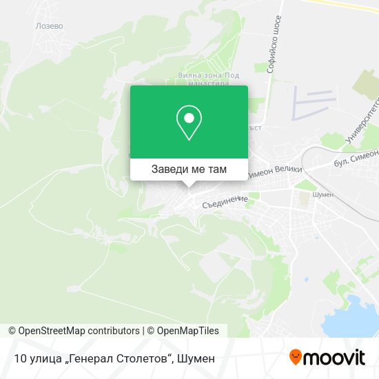 10 улица „Генерал Столетов“ карта