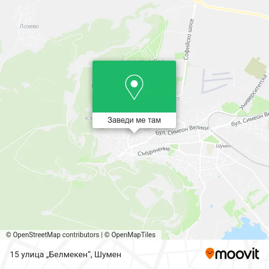 15 улица „Белмекен“ карта