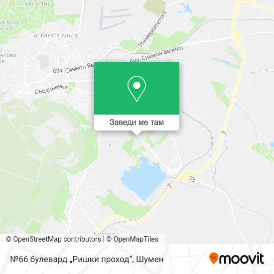 №66 булевард „Ришки проход“ карта