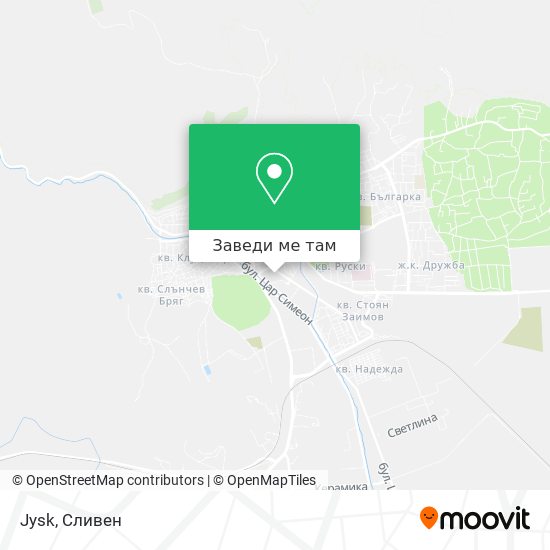 Jysk карта