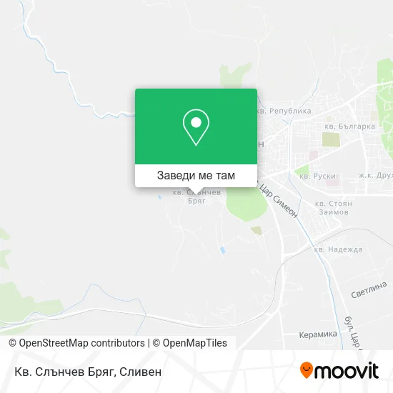 Кв. Слънчев Бряг карта
