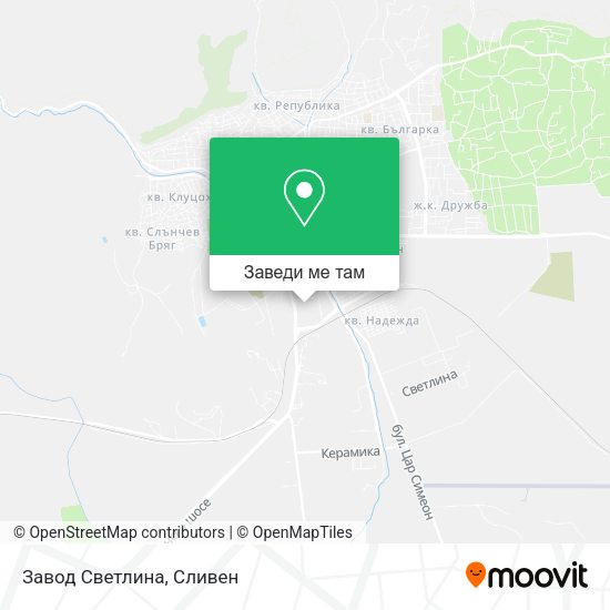 Завод Светлина карта