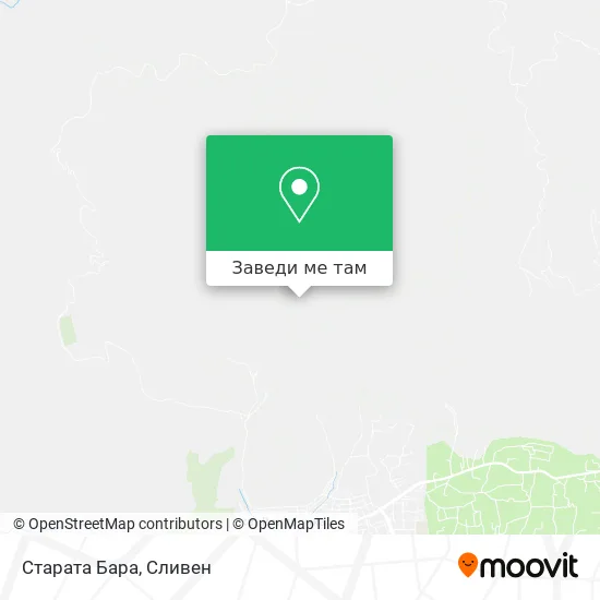 Старата Бара карта