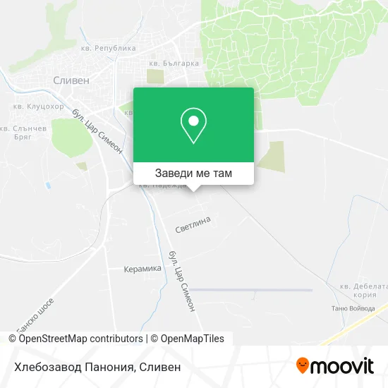 Хлебозавод Панония карта
