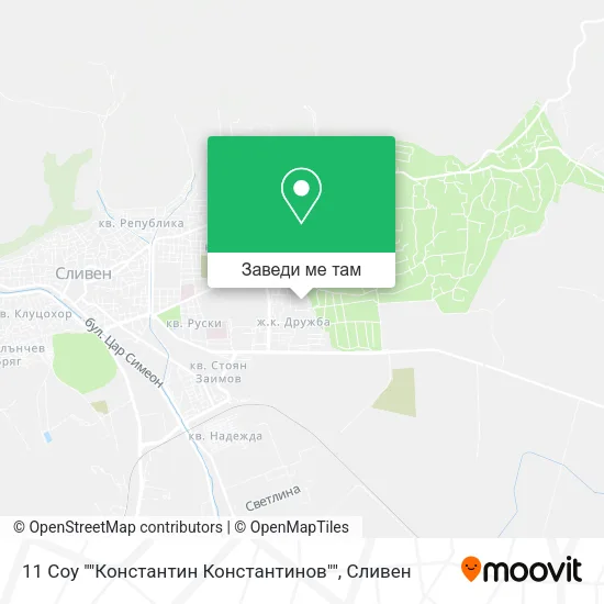 11 Соу ""Константин Константинов"" карта
