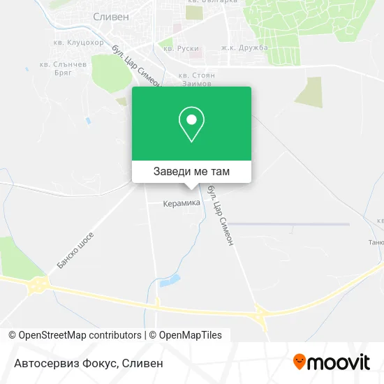Автосервиз Фокус карта
