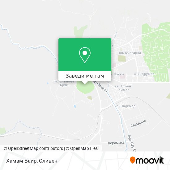 Хамам Баир карта