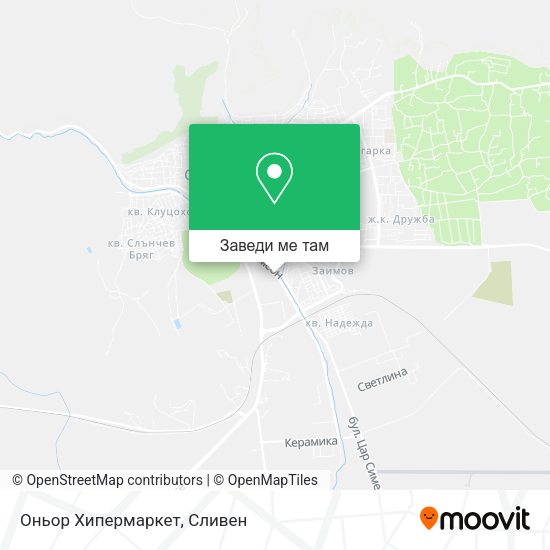 Оньор Хипермаркет карта