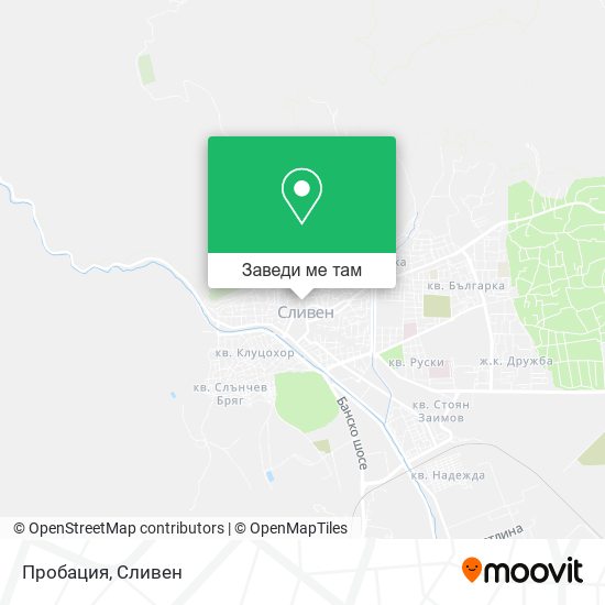 Пробация карта