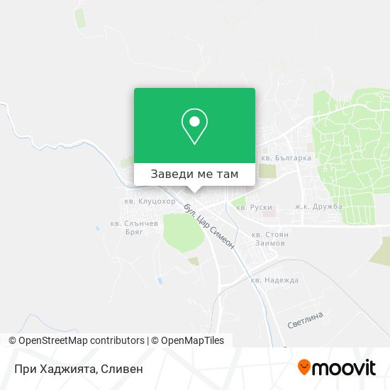 При Хаджията карта