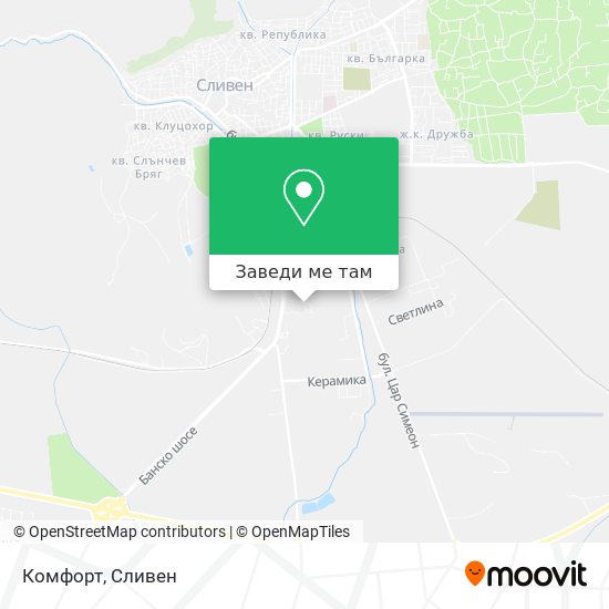 Комфорт карта