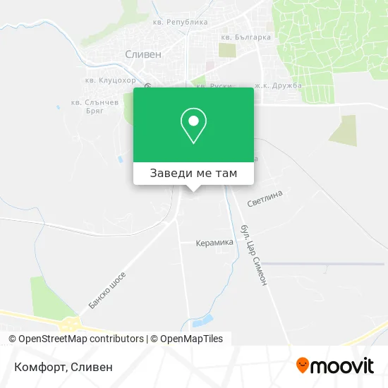 Комфорт карта