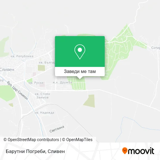 Барутни Погреби карта