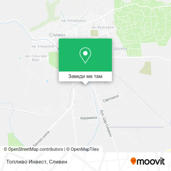 Топливо Инвест карта