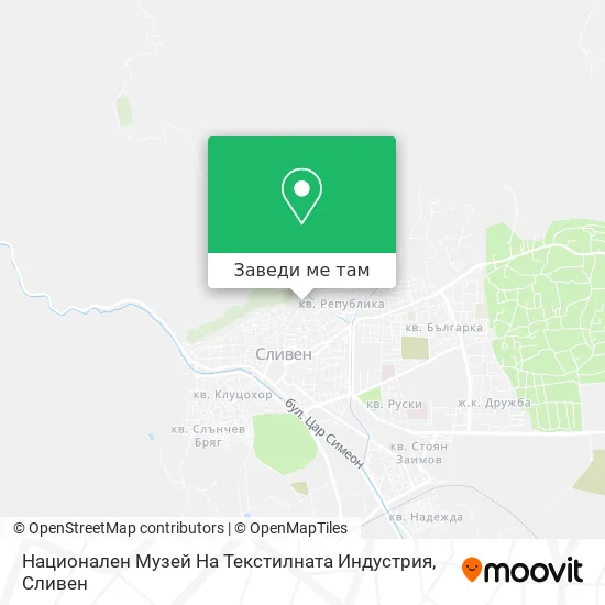 Национален Музей На Текстилната Индустрия карта