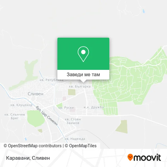 Каравани карта