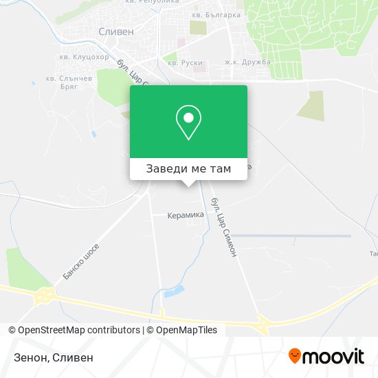 Зенон карта