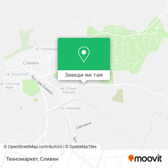 Техномаркет карта