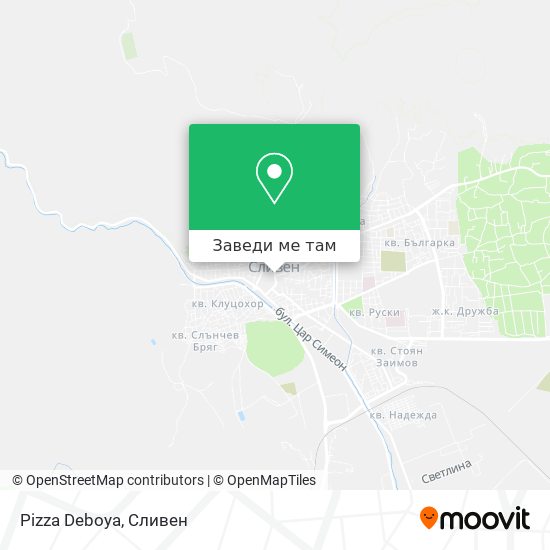 Pizza Deboya карта