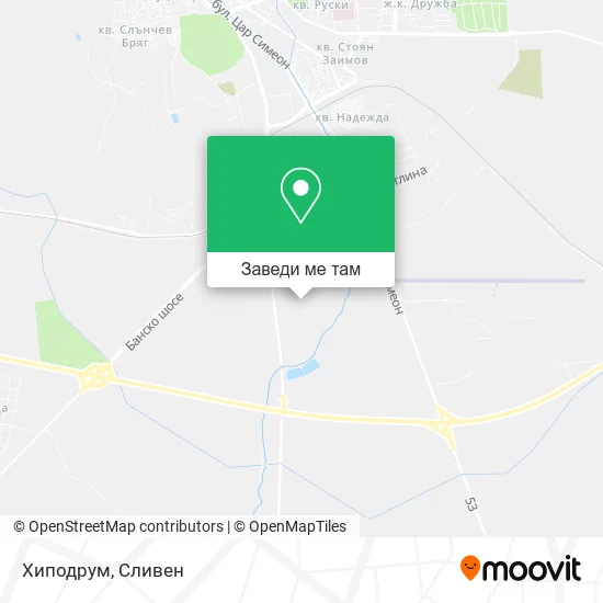 Хиподрум карта