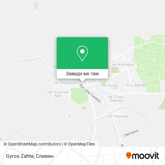 Gyros Zahte карта