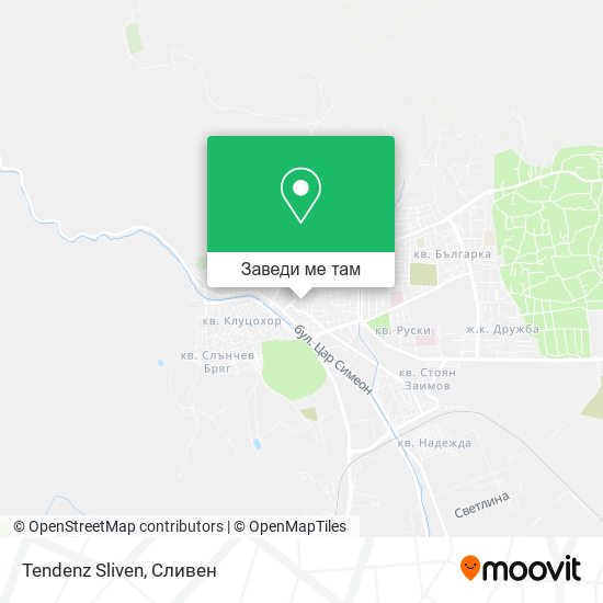 Tendenz Sliven карта