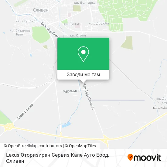 Lеxus Оторизиран Сервиз Кале Ауто Eоод карта