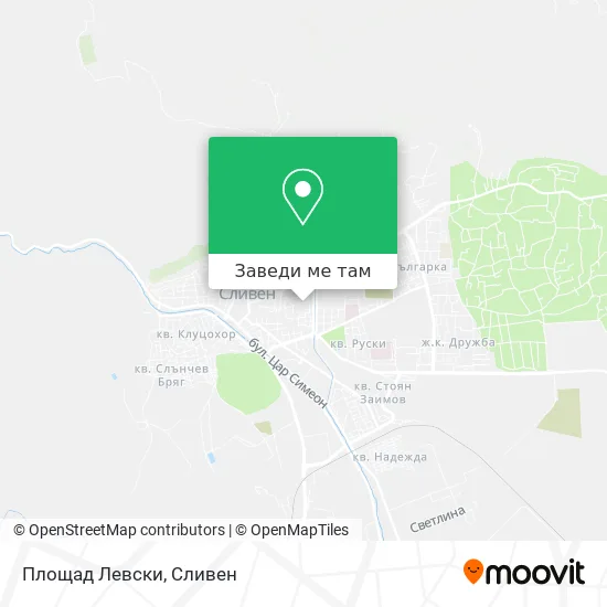 Площад Левски карта