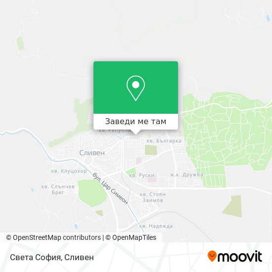 Света София карта