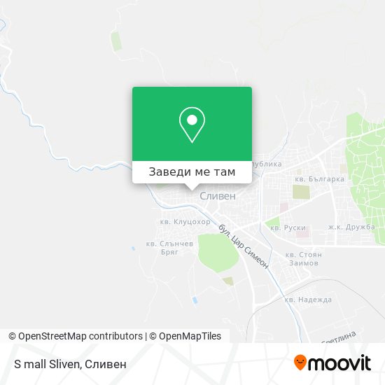 S mall Sliven карта