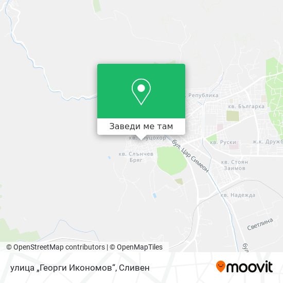 улица „Георги Икономов“ карта