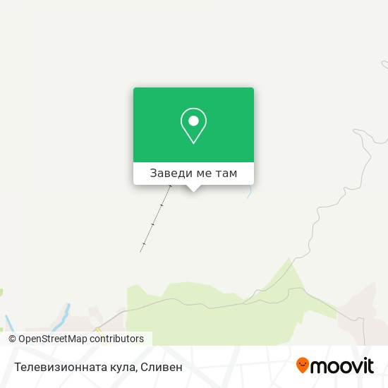 Телевизионната кула карта